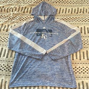 2019 Majestic Team-Issue Kansas City Royals Pullover Mens Large